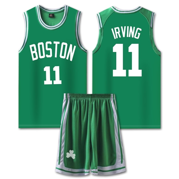 NBA Basketball Uniform BIM Green Suit-11 Irving - Perfet L (160-165cm)