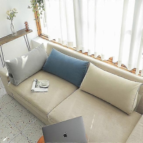 Triangulär Sängkilkudde, Ryggstöd Ryggstöd Läskudde - Perfekt Khaki 80*35*20cn