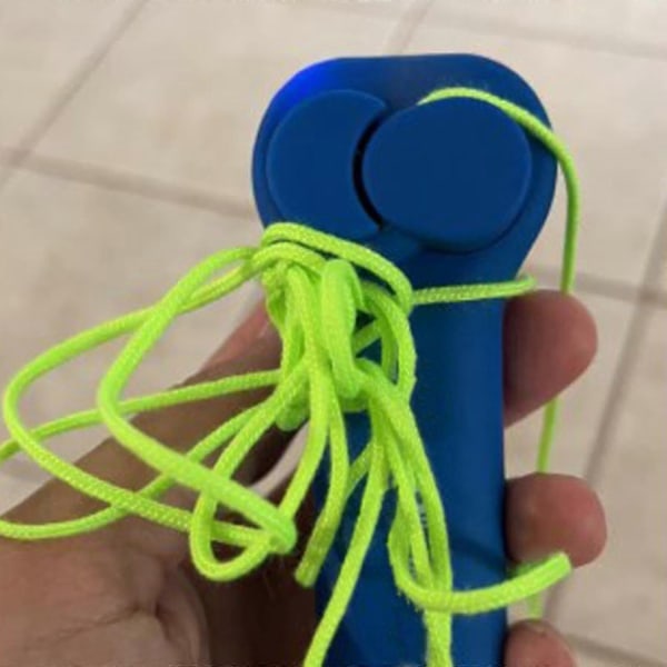 Glow-in-the-dark loop lasso, rep-slunga med propeller, loop lasso snöre-skytt - Perfekt Red