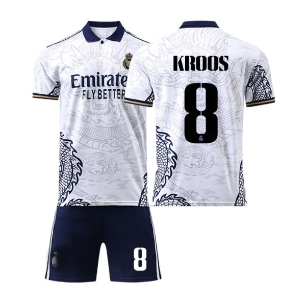 22 Real Madrid skjorte Dragon Print Edition NR. 8 Kroos skjorte- Perfet #24