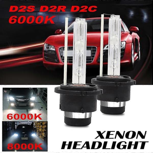 D2R/D2S/D2C 35W HID Erstatningspærer for frontlykter (1 par) BBT 6000K-Perfet