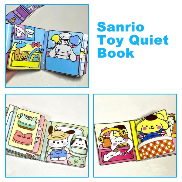 Diy Quiet Book Sanrio Doudou Book Educational Kuromi Kotitekoinen Bo - Perfet Pacha Dog one-size