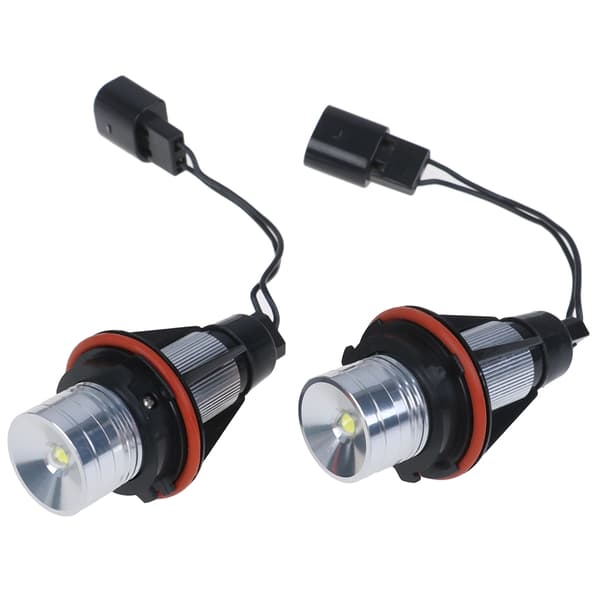 2 kpl LED Angel Eyes -logovalot malleihin E39 E53 E60 E61 E63 - Täydellinen