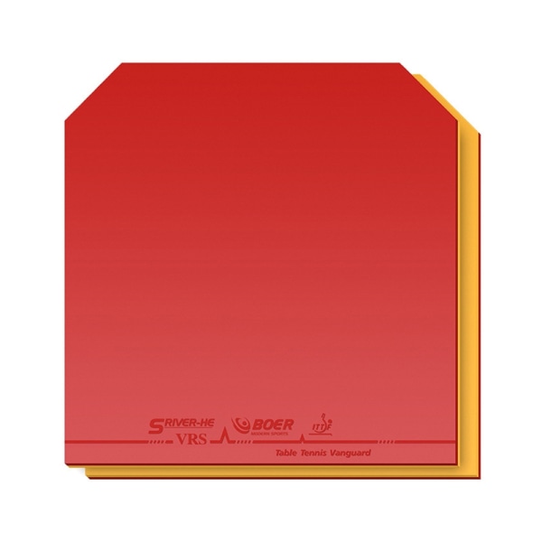 Hyväksytty Semi Sticky Pöytätennis Kumi Kova Sieni Ping Pong Red