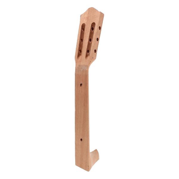 Klassisk Gitarrhals Ersättning Halv Paddel Huvud Khakifärgat Trä Perfekt för Gitarrreparation och Tillverkning 1-pack - Perfet