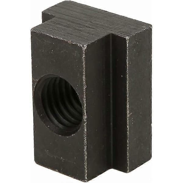 5 st M12 T-spårsmutter, T-spårsmuttergänga, med svart oxidfinish - Perfekt