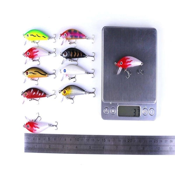 48 kpl setti, jossa on vaappu, Minnow mix, Spinners- Perfet multicolor