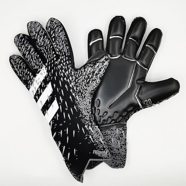 Fotballkeeperhansker Fingerbeskyttelse - Perfet Black White 10