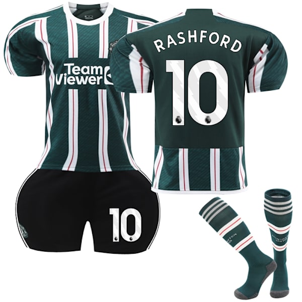 Perfekt 2023/24 Manchester United Borta #10 Rashford fotbollströja - Perfet 3XL(195-200CM)