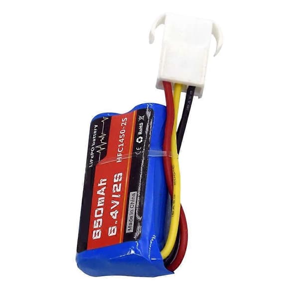 6.4V 2S 650mAh Li Batteri/ EL4.5-3P hun P-TIL-R Kompatibel med RC Lastebil Bil Hurtigbåt-Perfekt B-USB Charging Cable