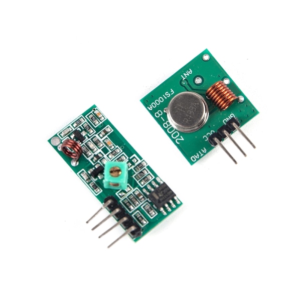 1 sett 433Mhz RF trådløs sendermodul mottakersett 5V DC 3 - Perfet