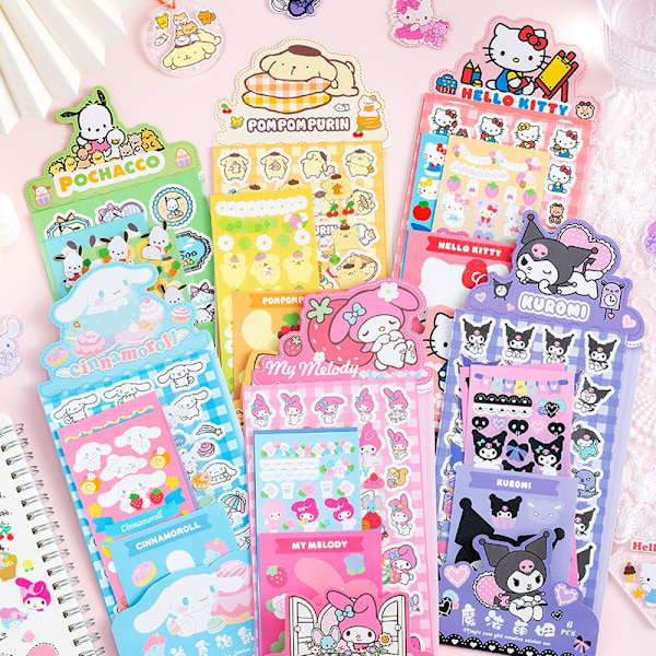 Sunny Day Sanrio e Thing Supply Station -sarjan sarjakuva - Perfet A6