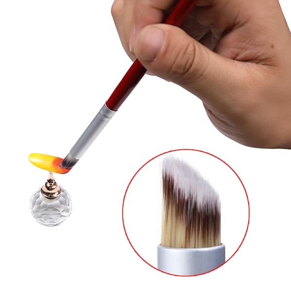 3st Nagelkonst Ombre Borste Gradient Färgning Ritning Målarpenna Bloo - Perfet