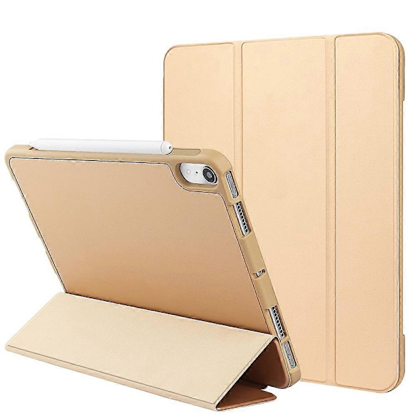 Læder Tablet Case Kompatibel med iPad mini 6 - Perfekt Gold