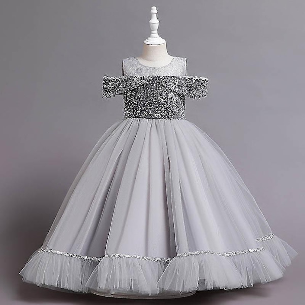 Klänning prinsessklänning balklänning rollspel - Perfekt Grey 150