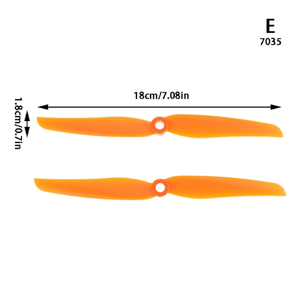 2PC Airplane GWS Propel EP5030 7035 8040 8060 9050 1060 Scre- Perfet E