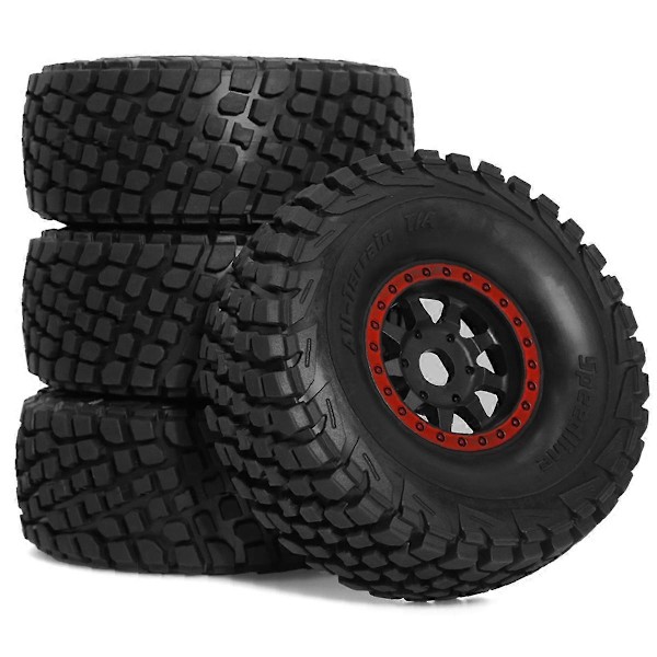 4 st 135mm 1/7 1/8 Desert Short Course Truck Däck 17mm Hjul Hex Kompatibel med ARRMA Mojave TRAXXAS UDR Yikong-Perfet