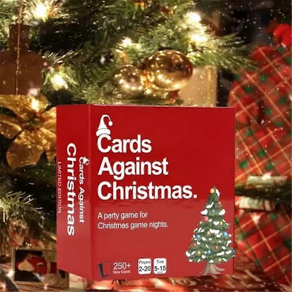 Cards Against Christmas - Korttipeli, joka sopii jouluaiheiseen triviapeliin ja Home-Perfet -peliin