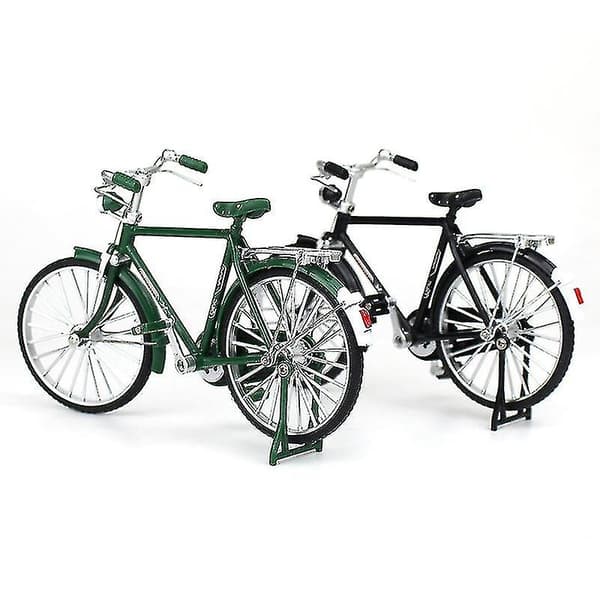 1:10 Legering Klassisk Retro Cykel Modell Ornament-Perfekt Black Man Style