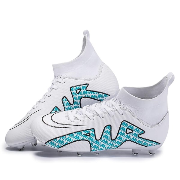 Fotballsko for menn Sklisikre fotballsko Klosser Gress Fotballsneakers Yjck15-1 - Perfet 43 White