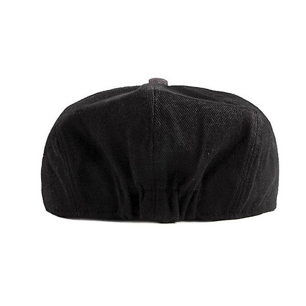 Bomull Klassisk Army Hat Herre Caps Military Hat - Perfet Black