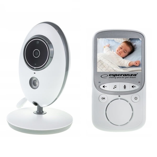 Esperanza - Baby med 2,4" LCD-skärm Silver - Perfet