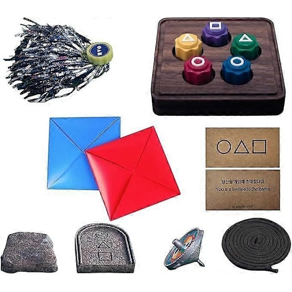 Koreanskt Traditionellt Spel, Gonggi Jack Stenar Set med Rund Ask, Fånga Sten Spelet - Perfekt 3pcs