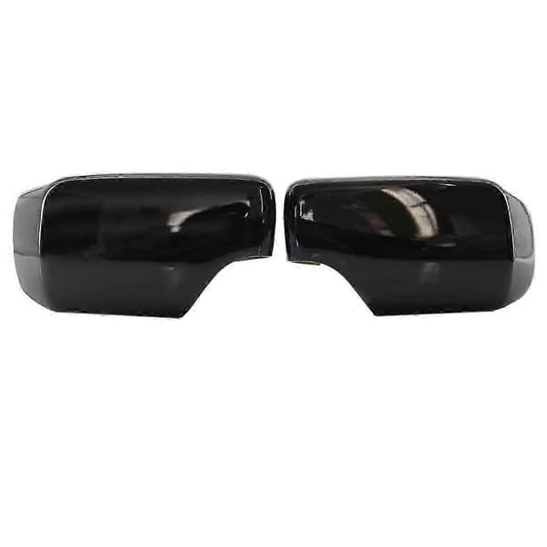 1 par sidespejlskapper kompatible med E46 E39 3-serie 5-serie 1998-2005 blank sort sidespejlskapper 5116-Perfet