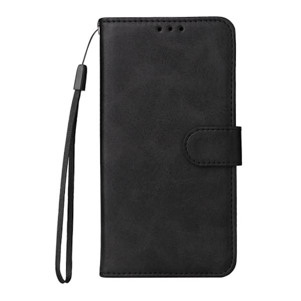 Samsung Galaxy A17 A26 A16 5G Telefonfodral med Lädertextur 0 Svart