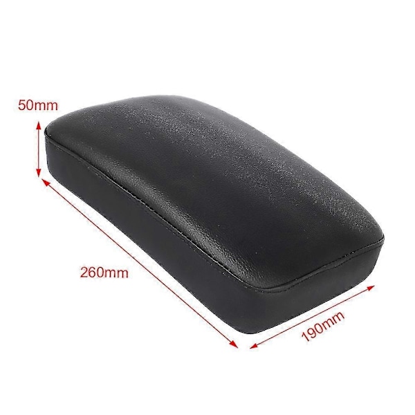 Svart Bakre Passagerarkudde 8 Sugkoppar Sadel Sittdyna Kompatibel med Harley Dyna Sportster Softail touring Xl 883 1200-Perfekt 2