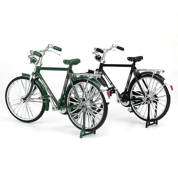 1:10 Legering Klassisk Retro Cykel Model Ornament-Perfekt Black Man Style