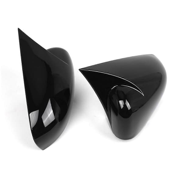 Kompatibel med Renault CLIO-4 MK4 2012-2019 Gloss Sort Dør Sidespeildeksel - Perfekt