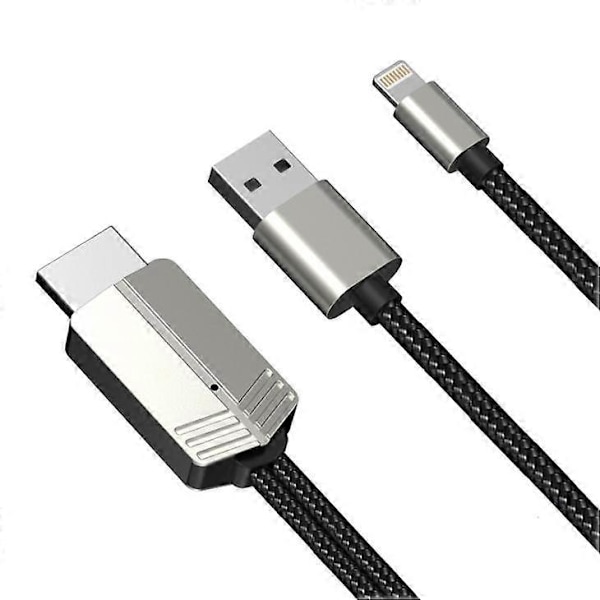 1080P Lightning - HDMI-kaapeli, Plug and Play - Perfet