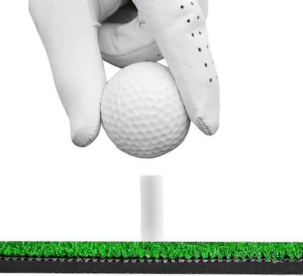 Golf Practice Tee, 6-pak, Magnet Tee og Gummi Tee til Driving Ranges og Øvelsesmåtter - Perfekt