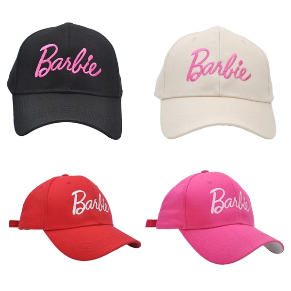 Barbie-baseball- cap tyttöjen casual kirjekirjonta, printed ulkona - täydellinen Light pink