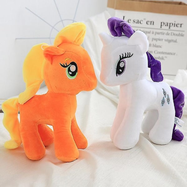 25 cm My Little Pony Rainbow Plys blød pude Kids Kram Stuff Legetøj Dukke Gave - Perfet