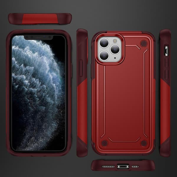 Støtsikkert telefondeksel kompatibelt med iPhone 11 Pro Max-Perfet Red