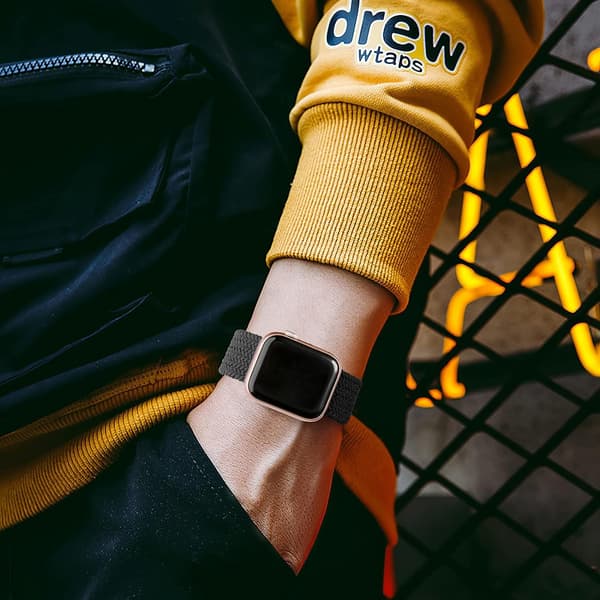 Elastisk bånd kompatibelt Apple Watch-armbånd 40mm 38mm for kvinner/menn-Xin