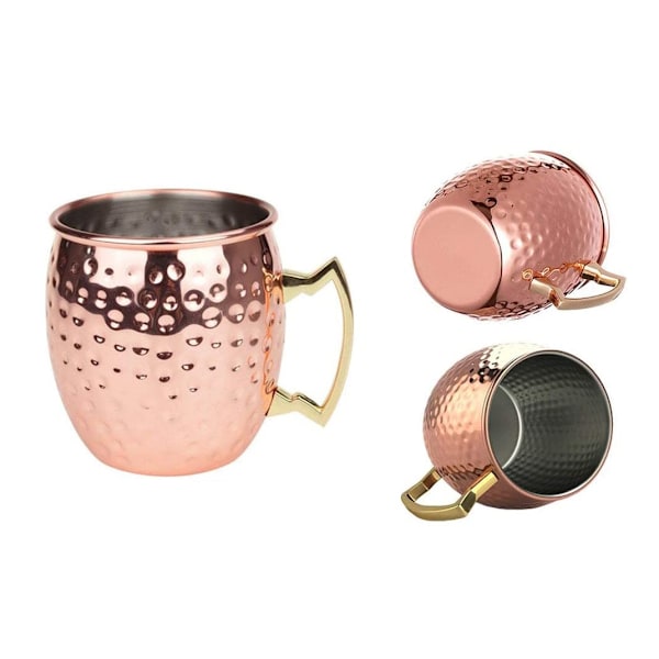 2:n set Moscow Mule Muki Suuri tilavuus oluelle- Perfet