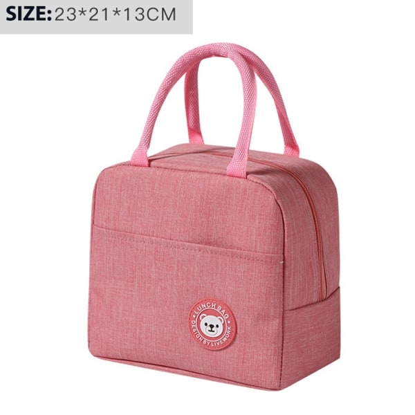Lunch Box Bag Bento Box Insulation Pack Thermal Picnic Bags - Perfet Pink