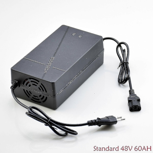 48v 60v 72v 96v 50ah 60ah Intelligent oplader til blybatteri Kompatibel med elektriske trehjulede køretøjer, cykler, scootere, ATV Go Kart-Perfet Standard 48V60AH