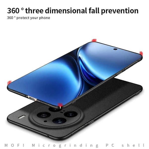 Kompatibel med MOFI Fandun Serien Frosted PC Ultratunt Allomfattande Telefonskal - Perfekt Red For vivo X200 Pro