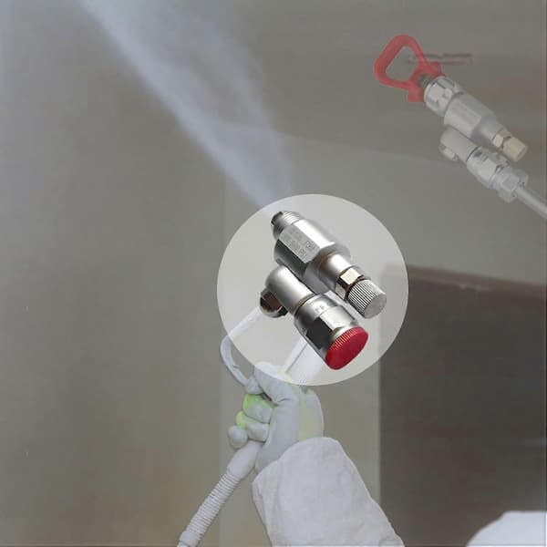 CleanShot Afspærringsventil med Tip, 287030 Airless Spray Adapter Samling Kompatibel med Airless Sprøjte - Perfekt