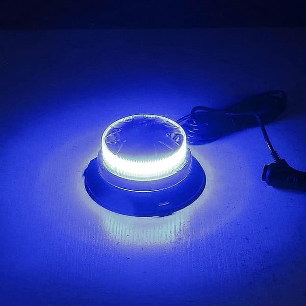 LED Varsellys Bil Gule Lamper Magnetisk Blinkende Strobelys Beacon Nødlys - Perfekt Yellow