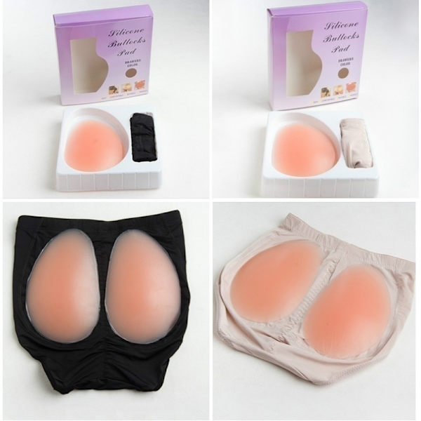 Silikonityynyn tehostin Fake Ass Pikkuhousut Hip Butt Lifter beige- Perfet Beige M