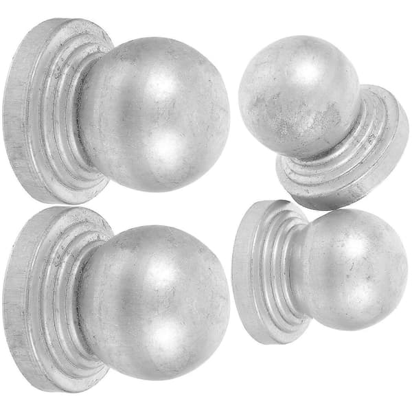 4 st Staketstolpshattar Bollformade Stolpshattar Metallstaketshattar Staketskydd för Trädgård-Perfekt