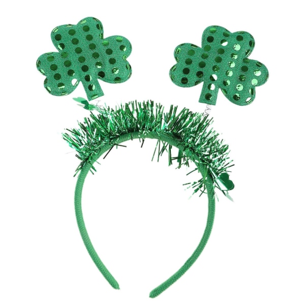 Irish Saint Patrick's Day Pannband Clover For Head Boppers Shamrock Hair Hoop - Perfet