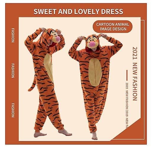 Cosusket Komfortpassande Unisex Pyjamas - Perfekt Tigger S