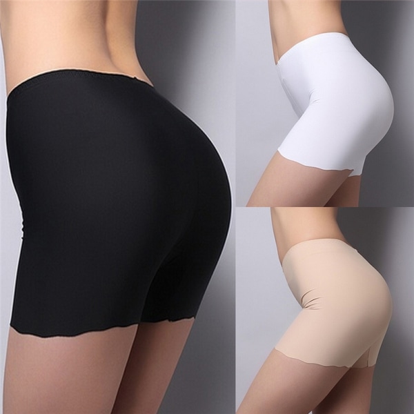 Summer Lady Seamless Safety Shorts Leggings Bukser Free Size - Perfet Nude Free Size