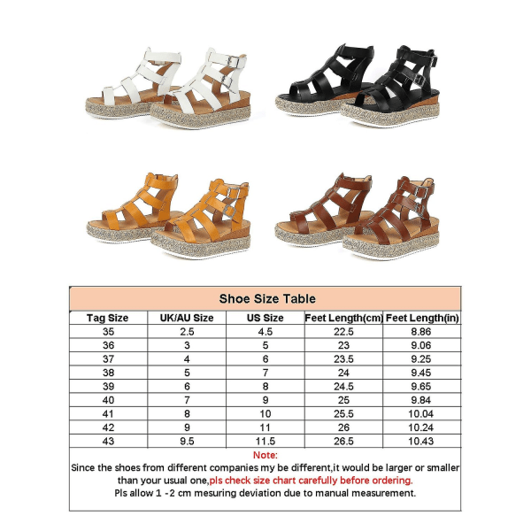 Kvinders flad rund tå Modesandaler Sommer Casual Sko tyk sål - Perfet